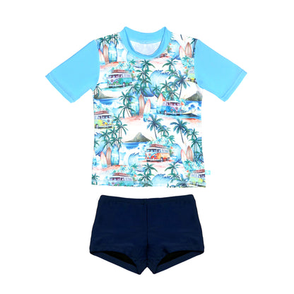 409 Coastal Camper Short Sleeve Rashvest Set