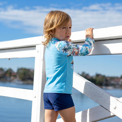 410 Coastal Camper  Long Sleeve Rashvest Set