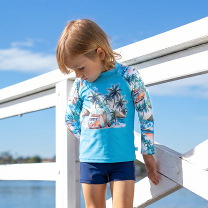 410 Coastal Camper  Long Sleeve Rashvest Set