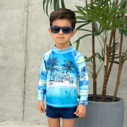 410 Shipwrecked Long Sleeve Rashvest Set