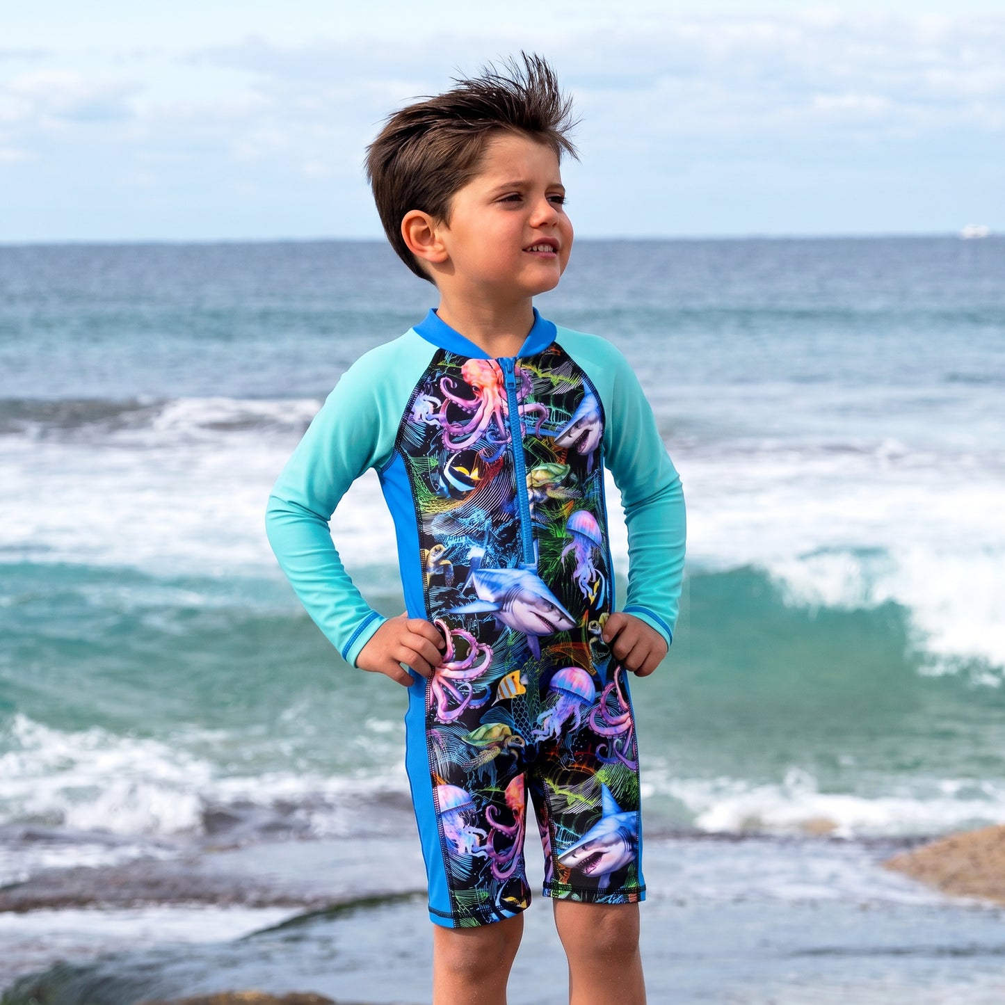413 Marina  Onesie - Salty Ink