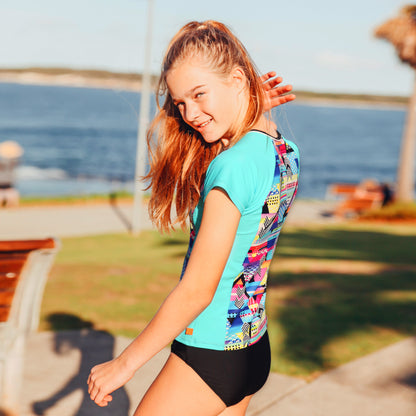 1159 Cosmik Girl Rashvest Set - Salty Ink