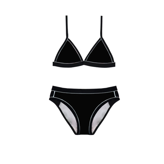 1314 Summer Tribe Plain Tri Bikini